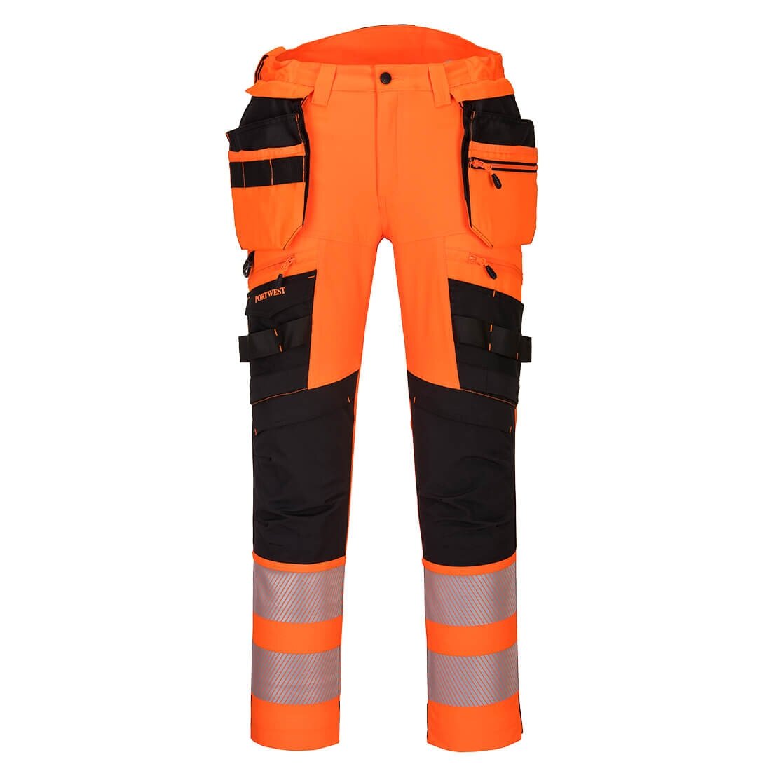 PORTWEST DX442 augstas redzamības bikses ar noņemamām kabatām 18 PORTWEST DX442 augstas redzamības bikses ar noņemamām kabatām 18