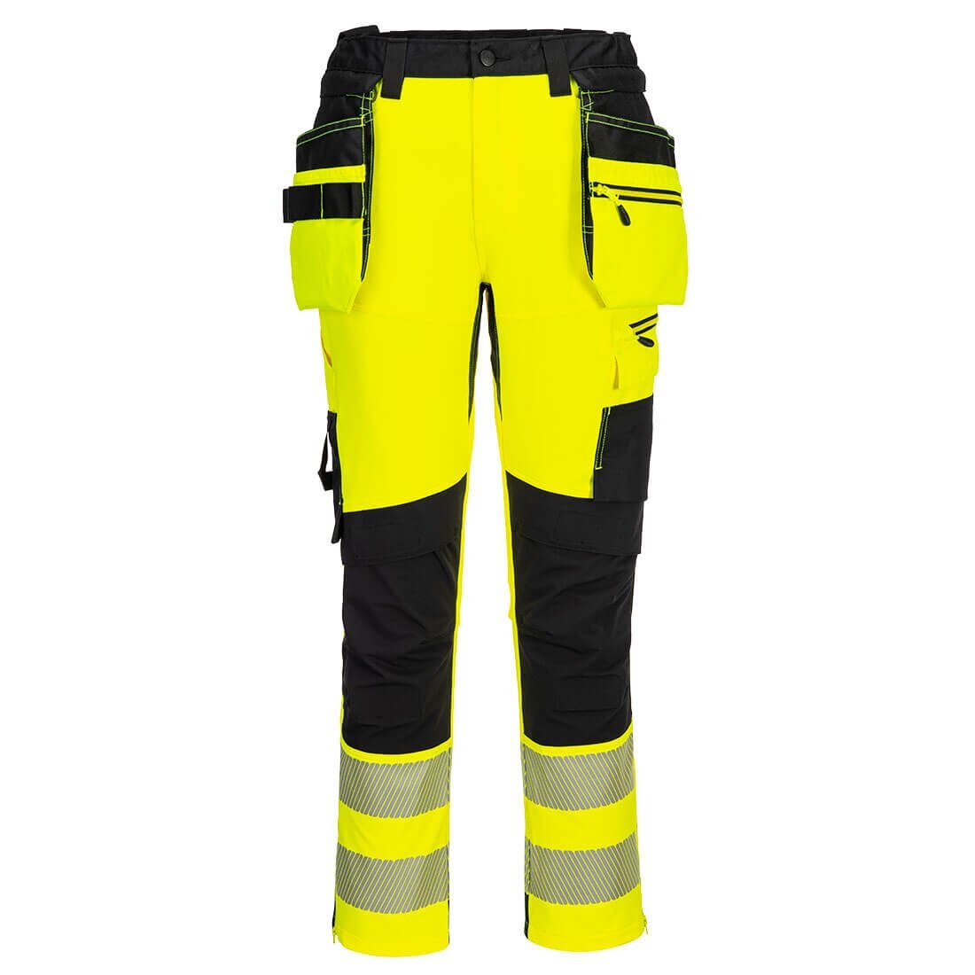PORTWEST DX454 augstas redzamības darba bikses ar noņemamām kabatām 9