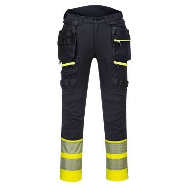 PORTWEST DX445 augstas redzamības bikses ar kabatām