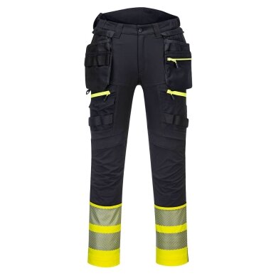 PORTWEST DX445 augstas redzamības bikses ar kabatām