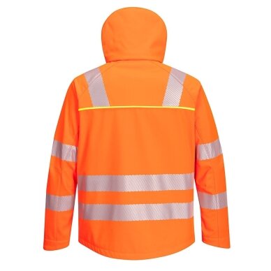 Augstas redzamības vēja un ūdensnecaurlaidīga PORTWEST DX475 Softshell jaka 1