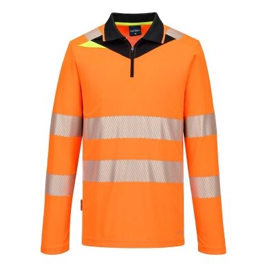 PORTWEST DX419 Hi-Vis Polo krekls ar rāvējslēdzēju PORTWEST DX419 Hi-Vis Polo krekls ar rāvējslēdzēju