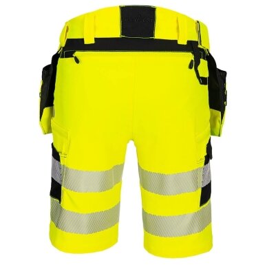 PORTWEST DX446 augstas redzamības šorti ar kabatām 3