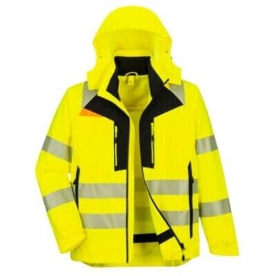 PORTWEST DX466 4-in-1 augstas redzamības jaka 2