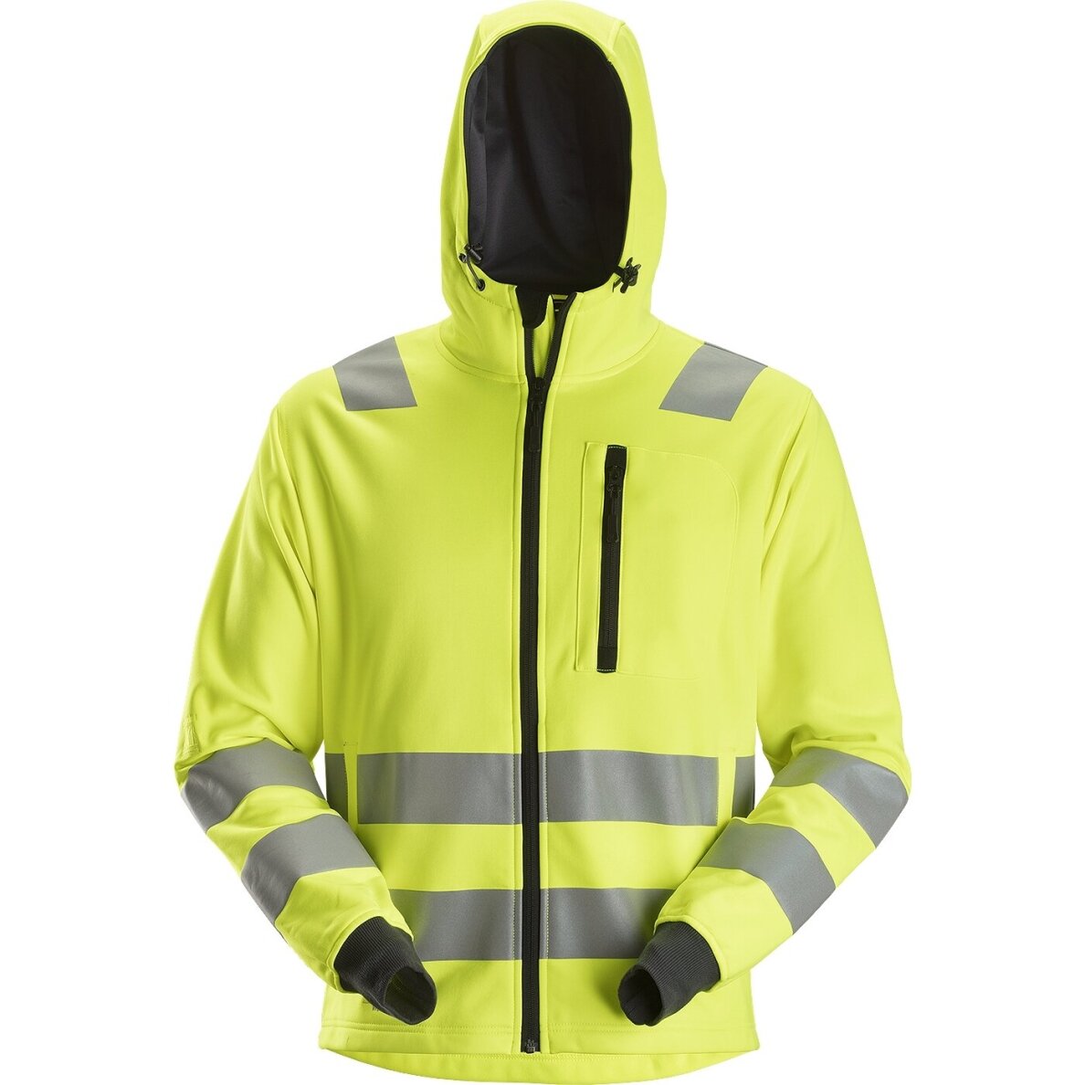 Džemperis ar kapuci AllroundWork Hi-Vis SNICKERS WORKWEAR, 3.klase