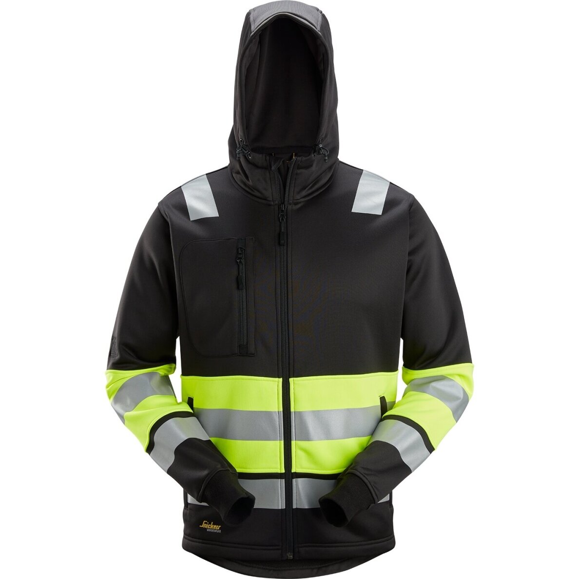 Džemperis ar kapuci Hi-Vis SNICKERS WORKWEAR, 1. klase