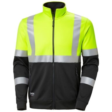 Džemperis HELLY HANSEN Addvis Zip džemperis Class 1, dzeltens 2XL