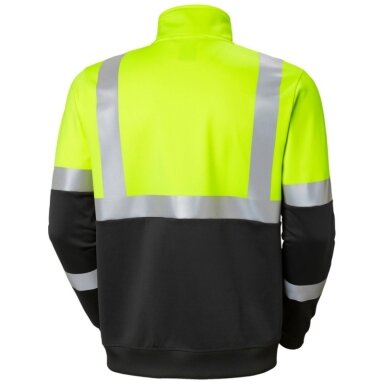 Džemperis HELLY HANSEN Addvis Zip Sweatshirt Class 1, geltonas 2XL Džemperis HELLY HANSEN Addvis Zip Sweatshirt Class 1, geltonas 2XL