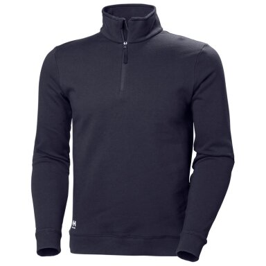 Džemperis HELLY HANSEN Manchester Half Zip Sweatshirt, mėlynas Džemperis HELLY HANSEN Manchester Half Zip Sweatshirt, mėlynas