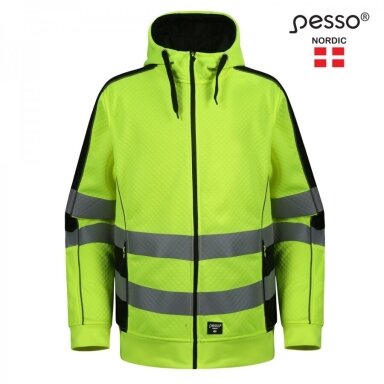 Džemperis Pesso FL05 HI-VIS, dzeltens