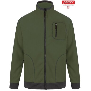 Džemperis Pesso FMCN Fleece, haki