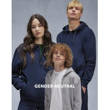 Džemperis ar rāvējslēdzēju B&C WG006, unisex 4