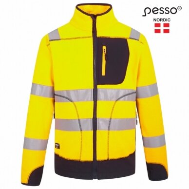 Džemperis Fleece Pesso FL02G dzeltens/zils