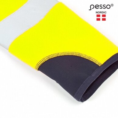 Džemperis Fleece Pesso FL02G dzeltens/zils 7