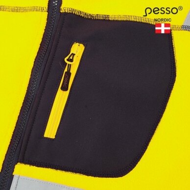 Džemperis Fleece Pesso FL02G dzeltens/zils 8