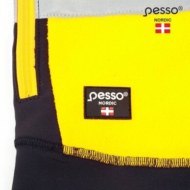 Džemperis Fleece Pesso FL02G dzeltens/zils 5