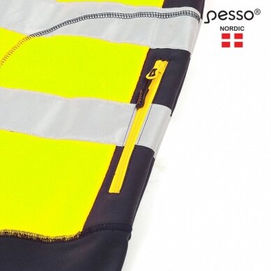 Džemperis Fleece Pesso FL02G dzeltens/zils 6
