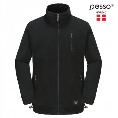 Megztinis Fleece Pesso FMJN , juodas 1