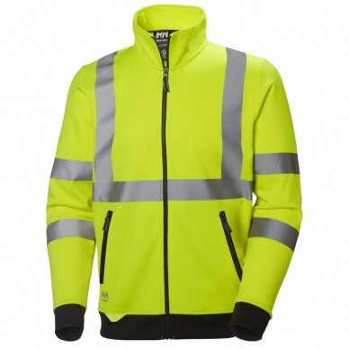 Džemperis HELLY HANSEN Addvis Zip, dzeltens Džemperis HELLY HANSEN Addvis Zip, dzeltens