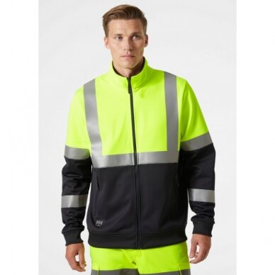 Džemperis HELLY HANSEN Addvis Zip džemperis Class 1, dzeltens 2XL 4 Džemperis HELLY HANSEN Addvis Zip džemperis Class 1, dzeltens 2XL 4