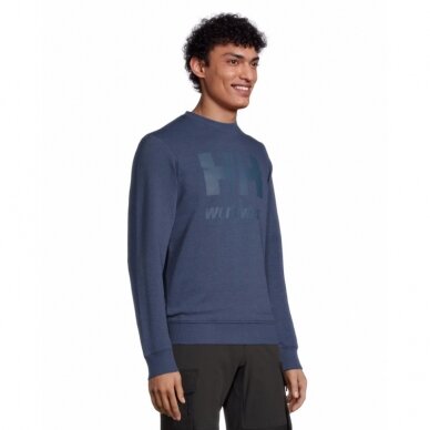 Džemperis HELLY HANSEN Grafiskais džemperis, zils 1 Džemperis HELLY HANSEN Grafiskais džemperis, zils 1