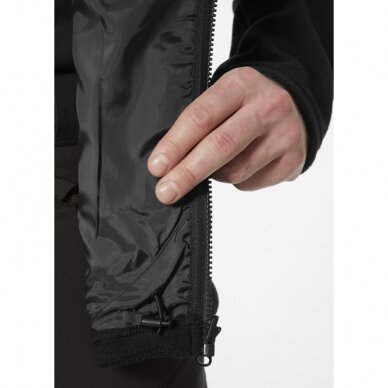 Džemperis HELLY HANSEN Manchester 2.0 Fleece JKT, melns 2 Džemperis HELLY HANSEN Manchester 2.0 Fleece JKT, melns 2