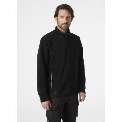 Džemperis HELLY HANSEN Manchester 2.0 Fleece JKT, melns 4 Džemperis HELLY HANSEN Manchester 2.0 Fleece JKT, melns 4