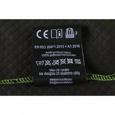Džemperis Pesso FL05 HI-VIS, geltonas 6 Džemperis Pesso FL05 HI-VIS, geltonas 6