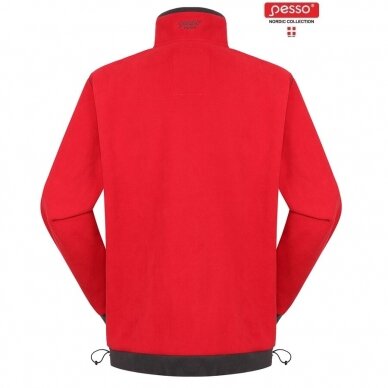 Megztinis Pesso FMR Fleece, raudonas 2 Megztinis Pesso FMR Fleece, raudonas 2