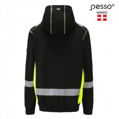 Džemperis Pesso JERSEY HV, geltonas/juodas 2 Džemperis Pesso JERSEY HV, geltonas/juodas 2