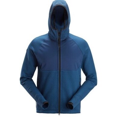 Džemperis SNICKERS WORKWEAR 8405 ar kapuci un rāvējslēdzēju, zils Džemperis SNICKERS WORKWEAR 8405 ar kapuci un rāvējslēdzēju, zils