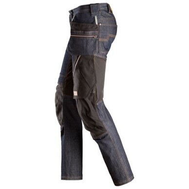 SNICKERS WORKWEAR FlexiWork 6955 džinsu darba bikses ar karājamām kabatām 2 SNICKERS WORKWEAR FlexiWork 6955 džinsu darba bikses ar karājamām kabatām 2