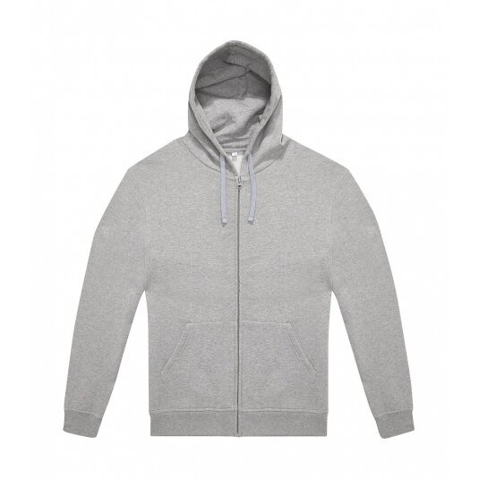 Džemperis ar rāvējslēdzēju B&C WG006, unisex 2