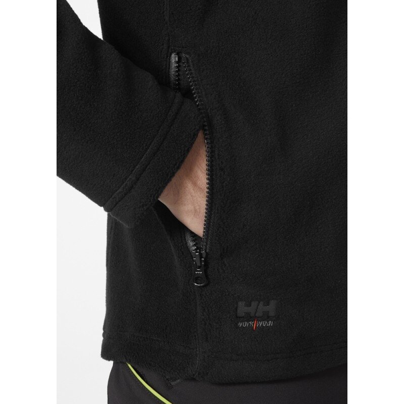Džemperis HELLY HANSEN Manchester 2.0 Fleece JKT, melns 3 Džemperis HELLY HANSEN Manchester 2.0 Fleece JKT, melns 3