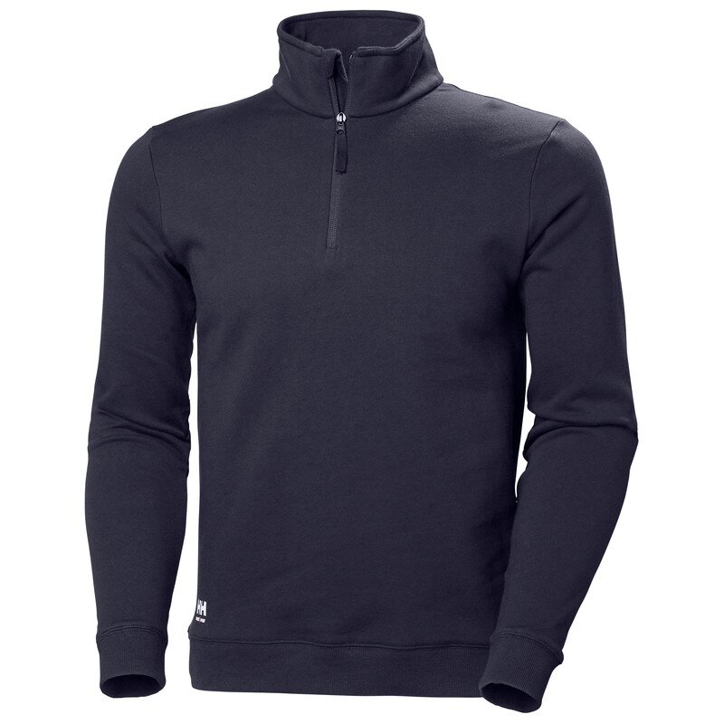 Džemperis HELLY HANSEN Manchester Half Zip Sweatshirt, mėlynas Džemperis HELLY HANSEN Manchester Half Zip Sweatshirt, mėlynas