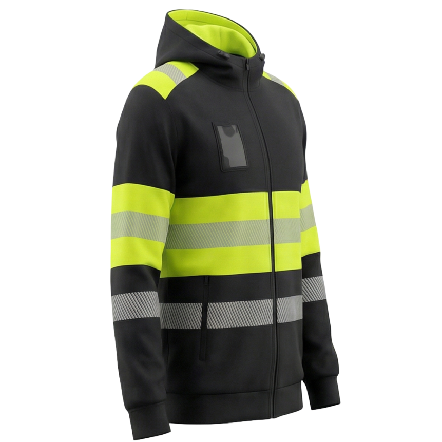 Džemperis BoSafety DELAVER Hi vis 1. klase 1