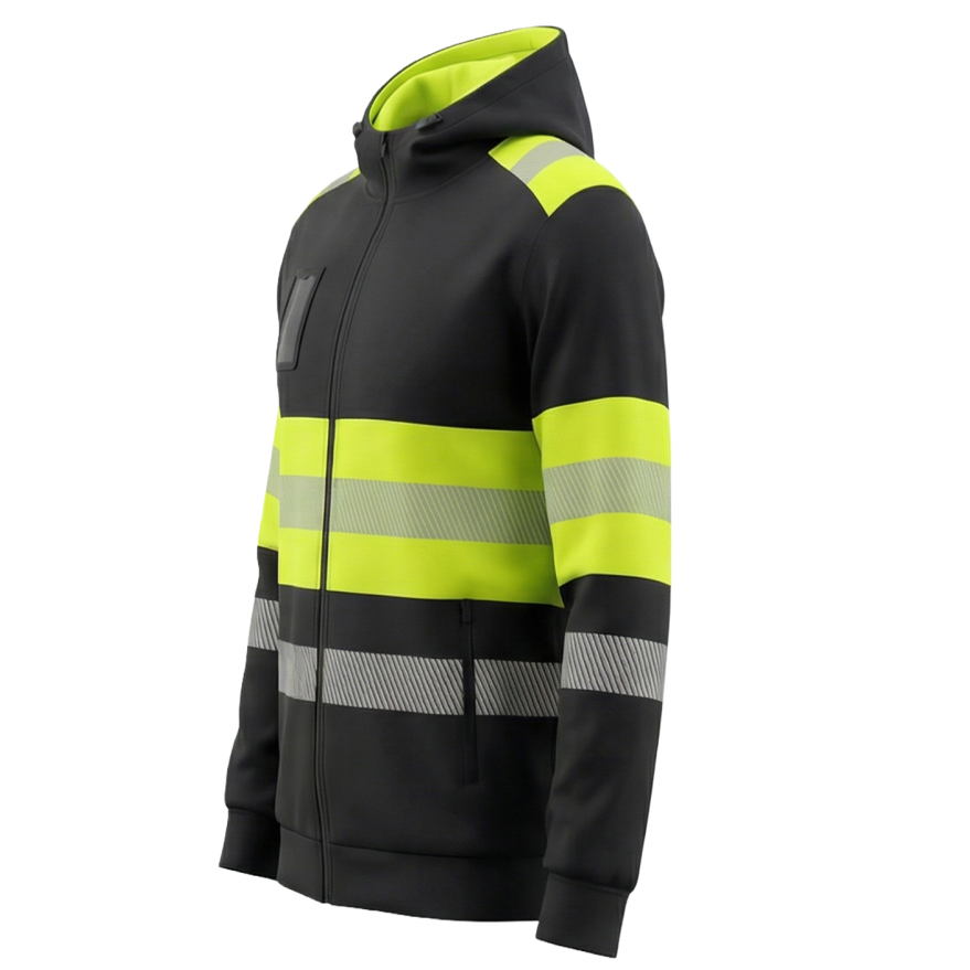 Džemperis BoSafety DELAVER Hi vis 1. klase 2