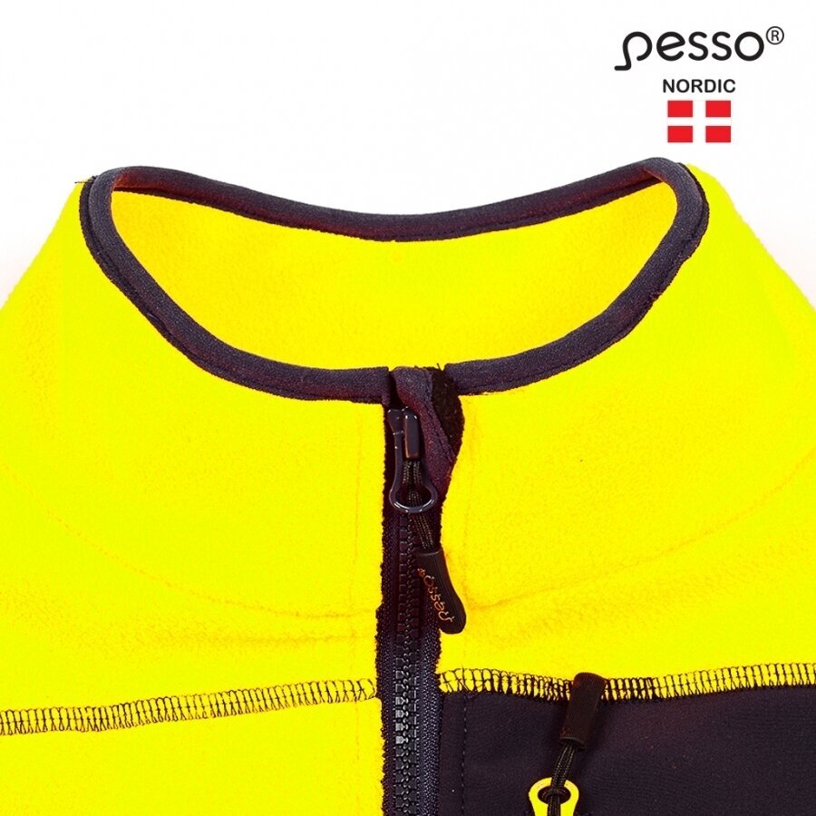 Džemperis Fleece Pesso FL02G dzeltens/zils 4 Džemperis Fleece Pesso FL02G dzeltens/zils 4