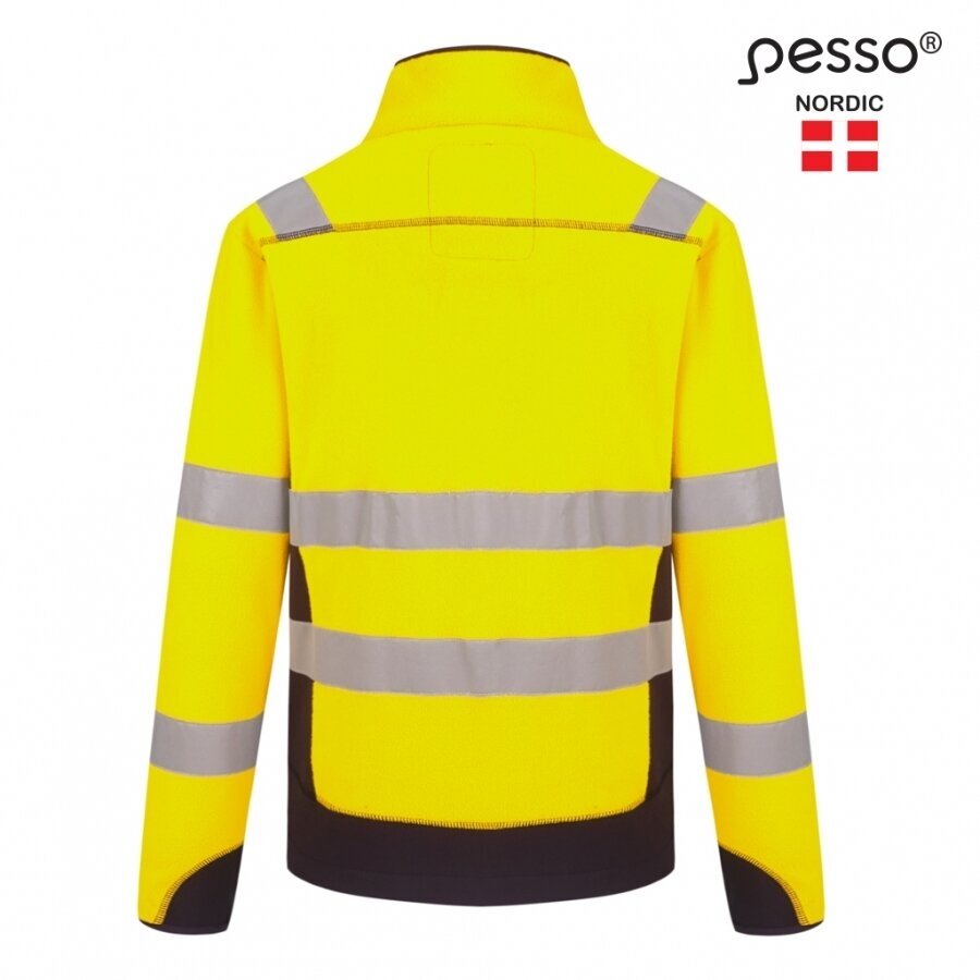 Džemperis Fleece Pesso FL02G dzeltens/zils 3 Džemperis Fleece Pesso FL02G dzeltens/zils 3