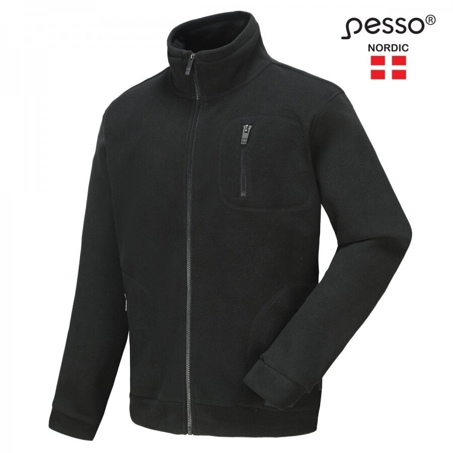 Megztinis Fleece Pesso FMJN , juodas