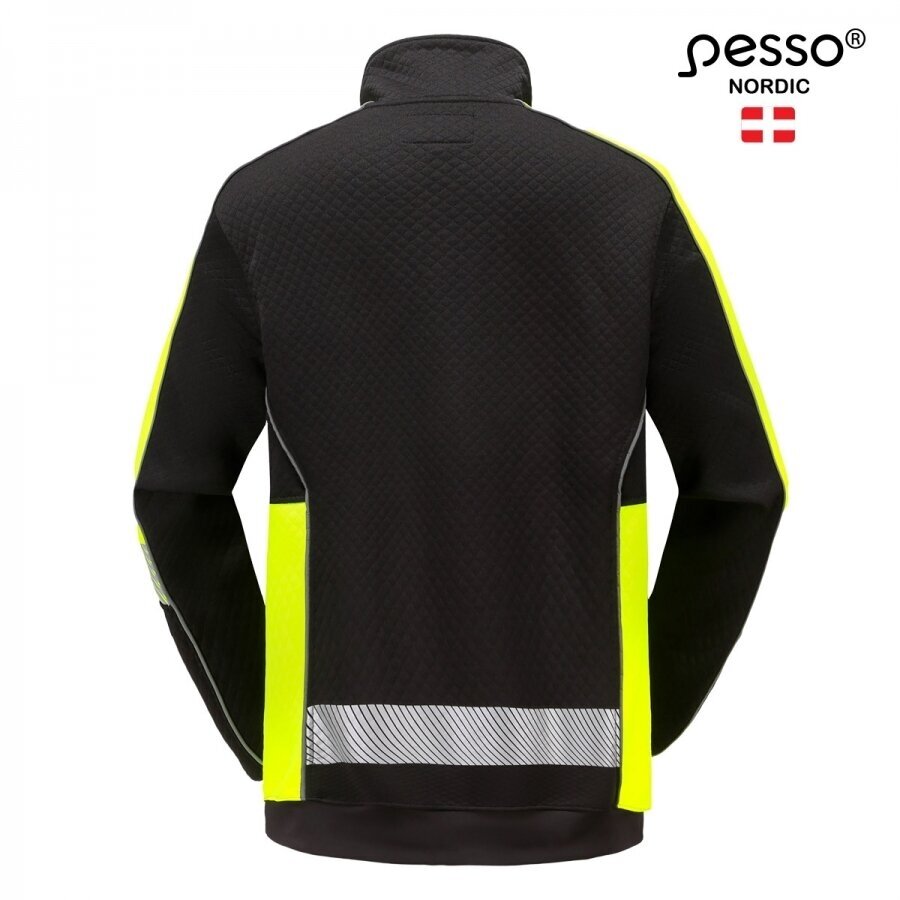 Džemperis HI-VIS PESSO FL06_B, melns 1