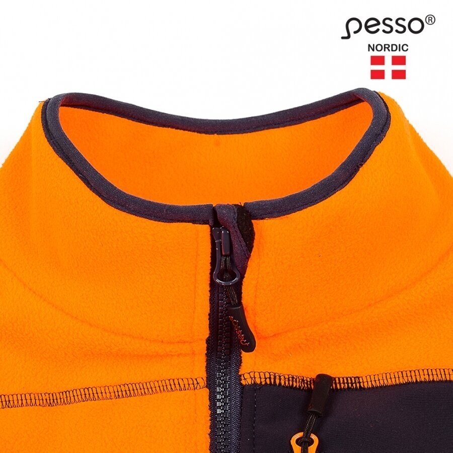 Džemperis Pesso FL02OR Flīsa oranža, zila 3