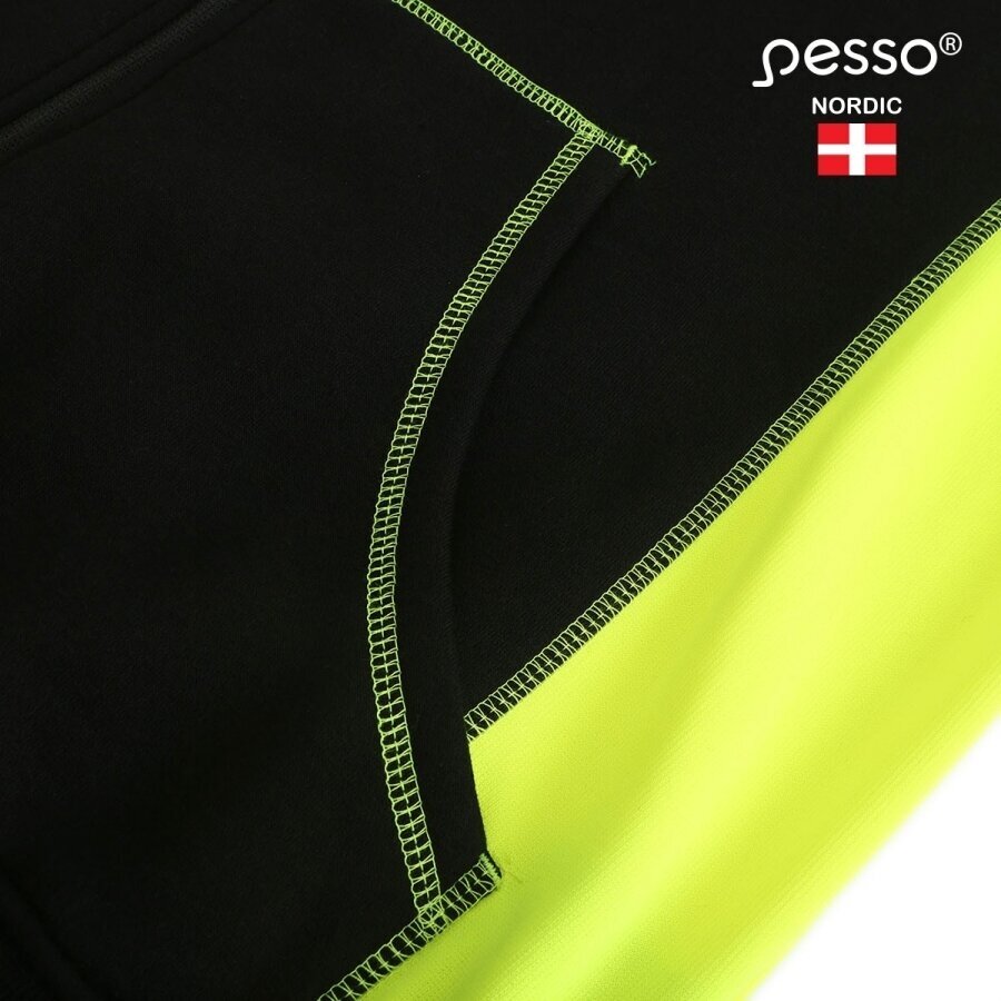 Džemperis Pesso JERSEY HV, geltonas/juodas 9 Džemperis Pesso JERSEY HV, geltonas/juodas 9