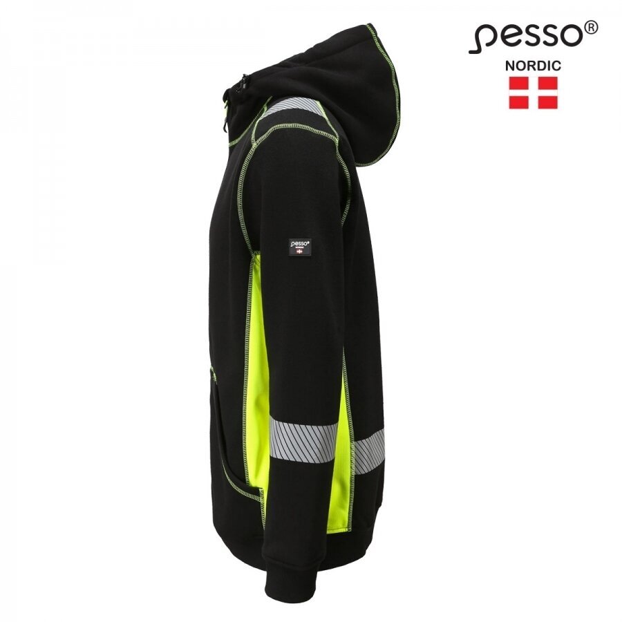 Džemperis Pesso JERSEY HV, geltonas/juodas 3 Džemperis Pesso JERSEY HV, geltonas/juodas 3