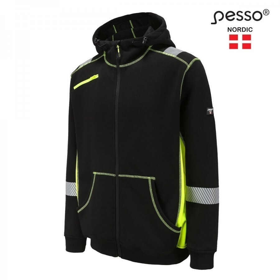 Džemperis Pesso JERSEY HV, geltonas/juodas Džemperis Pesso JERSEY HV, geltonas/juodas