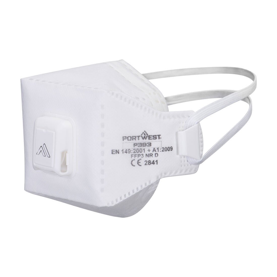PORTWEST P393 saliekamais respirators ar vārstu (10 gab.) 1 PORTWEST P393 saliekamais respirators ar vārstu (10 gab.) 1