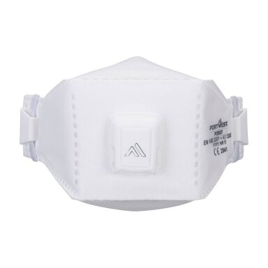 PORTWEST P393 saliekamais respirators ar vārstu (10 gab.)