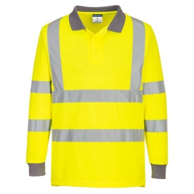 PORTWEST EC11 augstas redzamības polo krekls ar garām piedurknēm (6 gab.) 1 PORTWEST EC11 augstas redzamības polo krekls ar garām piedurknēm (6 gab.) 1