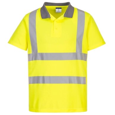 PORTWEST EC10 augstas redzamības īsroku polo krekls (6 gab.) 1
