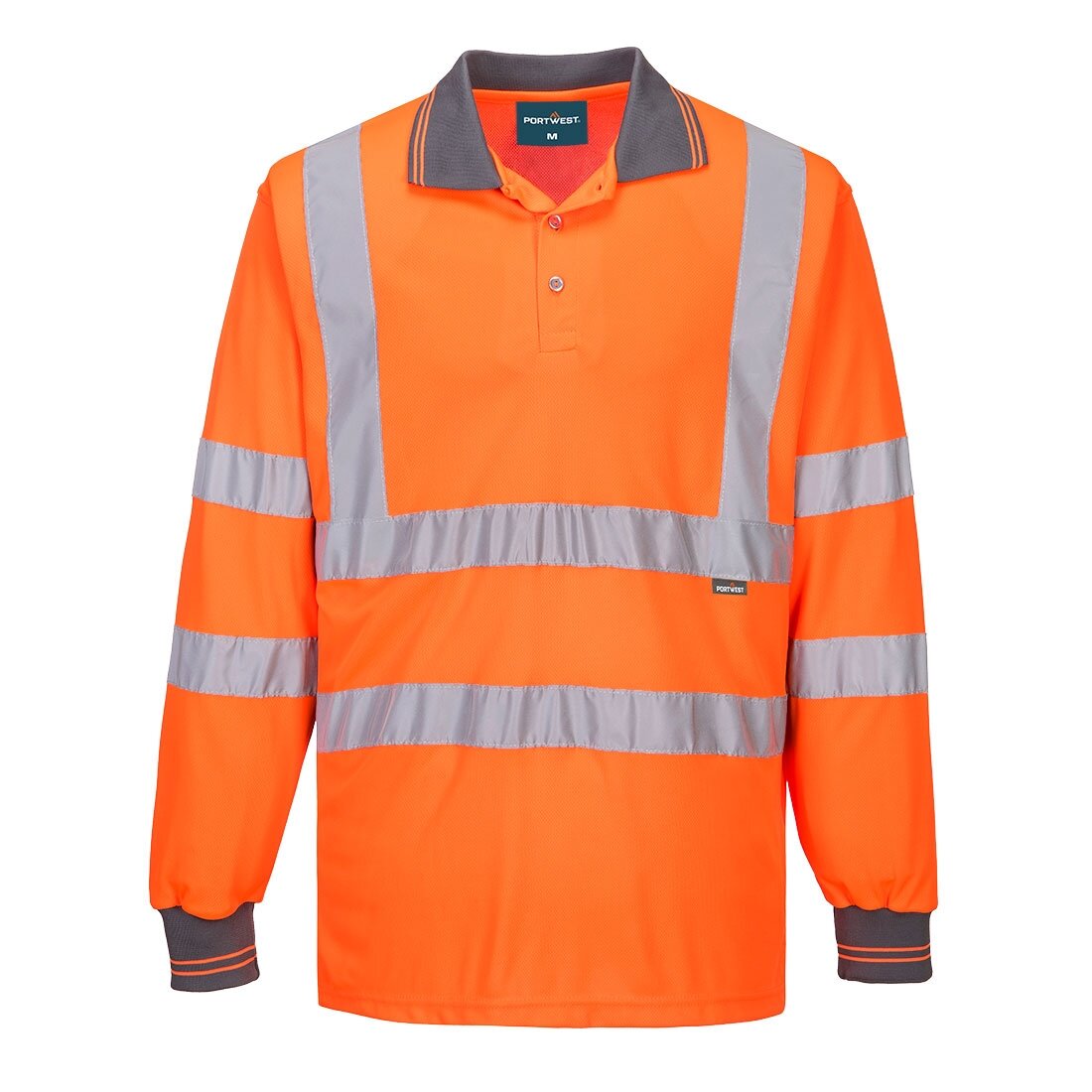 PORTWEST ES277 augstas redzamības polo krekls ar garām piedurknēm 10 PORTWEST ES277 augstas redzamības polo krekls ar garām piedurknēm 10
